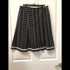 SOLD.  WHBM Embroidered Skirt NWOT